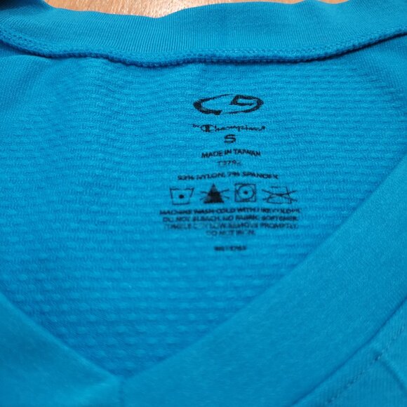 Champion C9 Shirts Womens Small Lot of TWO (2) Blue Turquoise Athletic Tops - Picture 5 of 13